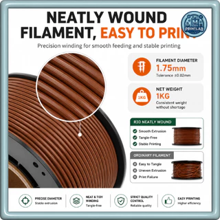 R3D PLA Matte Refill 1KG 1.75mm เส้นพลาสติกเครื่องพิมพ์ 3D ผิวด้าน สีสวย ไม่เห็นรอยเลเยอร์