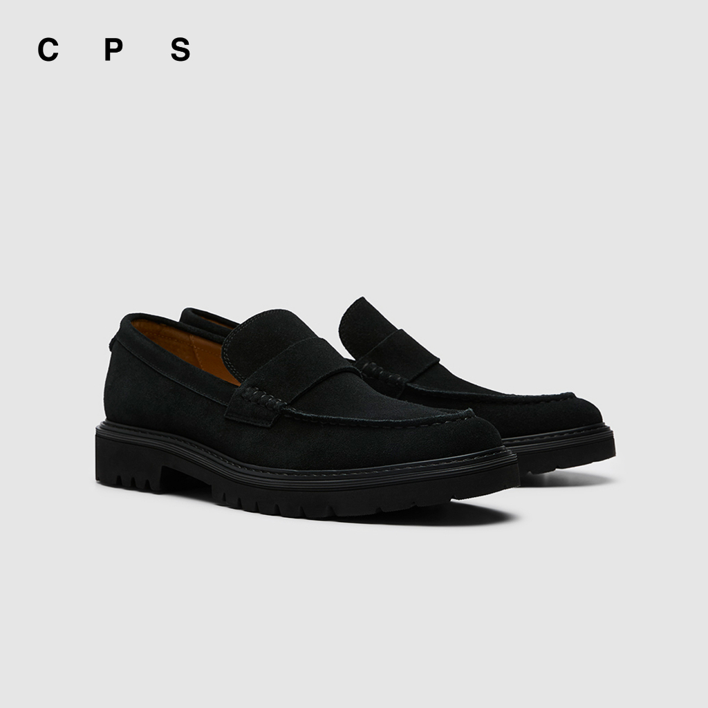 CPS รองเท้าโลฟเฟอร์หนังกลับ ผู้ชาย SUEDE PENNY LOAFER รุ่น C26WSMA005 (AW26#A1)