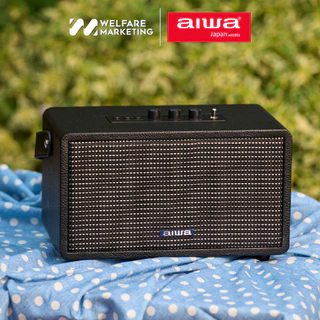 [ผ่อน 0%] AIWA Retro Plus Bluetooth Speaker ลำโพงบลูทูธพกพา BASS++
