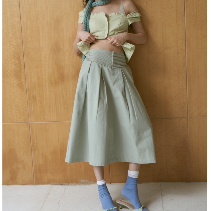 tresmade กระโปรงยาว Swing Skirt