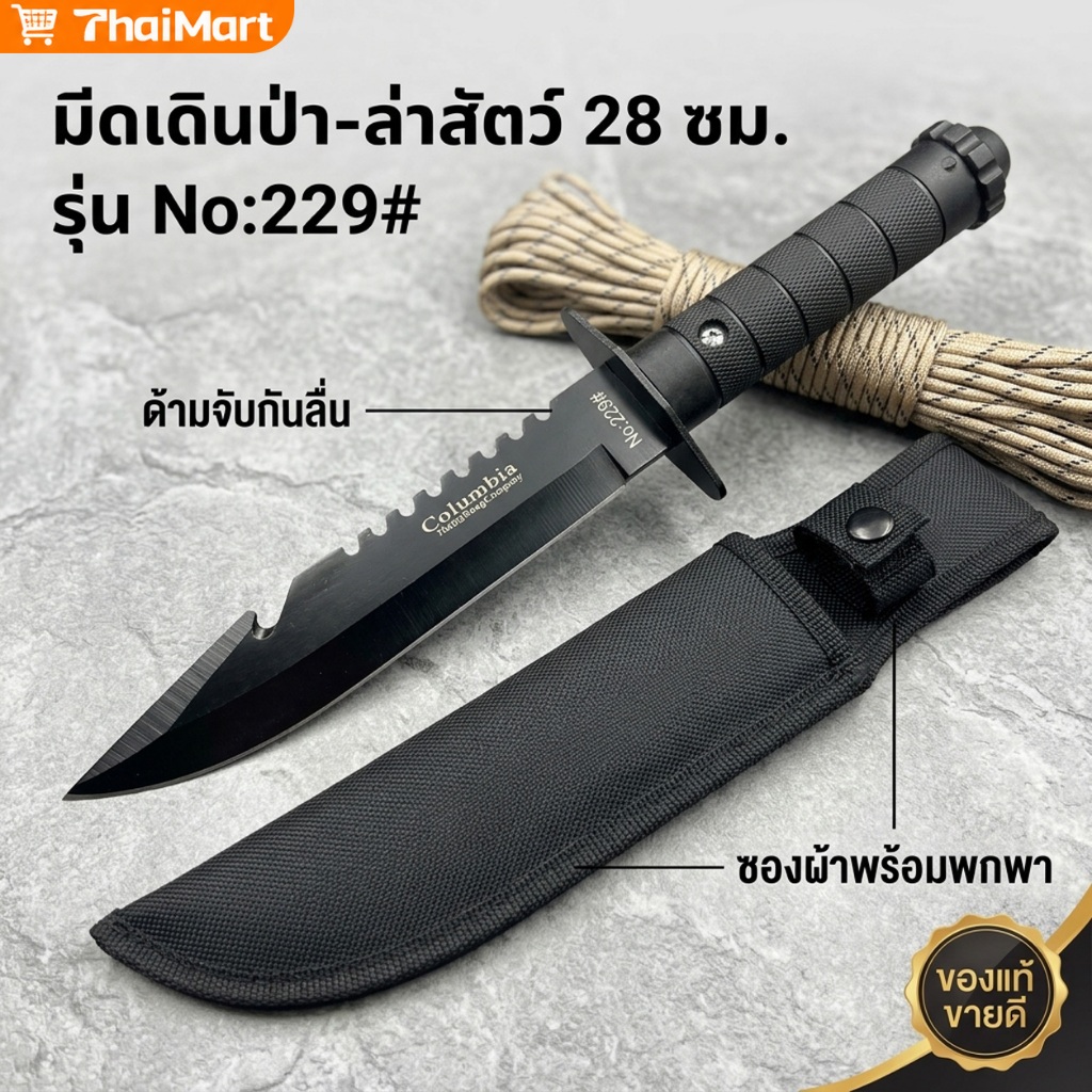 Columbia knife มีดตรง มีดพกพา ไม่เป็นสนิมง่าย มีความแข็งสูง คม ใช้งานดี สวยงาม ใช้สำหรับกลางแจ้ง ป้องกันตัวเอง ปอกผลไม้