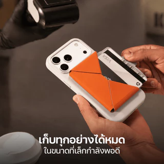 MOFT Trackable Snap Field Wallet with Stand (MOVAS) กระเป๋าสตางค์ MagSafe พร้อมขาตั้ง รองรับ Apple Find My