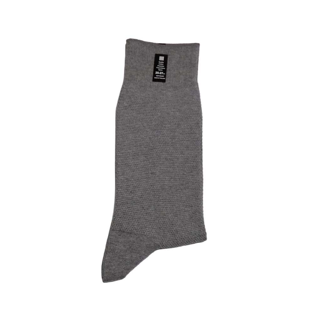 SUIT SELECT Kanoko Socks (GRAY) ถุงเท้าทำงานผู้ชายสีเทา37T-3406-GR