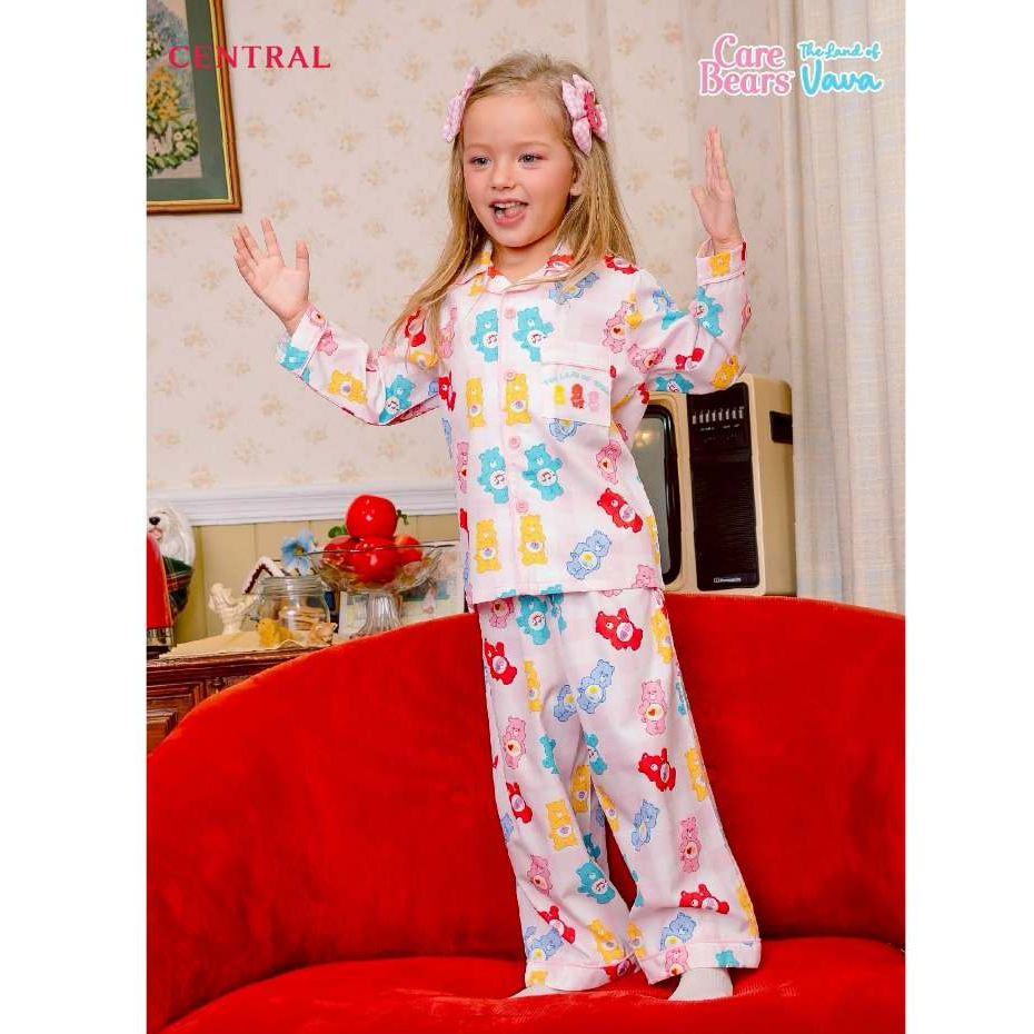 Thelandofvava 🐻LOOK16 - VNXI2394 ชุดนอนเด็ก unisex 🐻 Care Bears (Gummy Bear) ลิขสิทธิ์แท้จาก vava