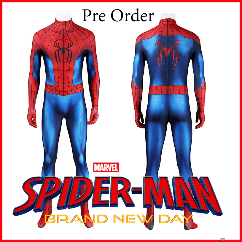 Pre Order พรีออเดอร์ ชุด สไปเดอร์แมน Spiderman 2026 marvel มาร์เวล ฮีโร่ Hero cosplay คอสเพล movie