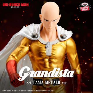 Bandai(บันได) BANPRESTO ONE-PUNCH MAN GRANDISTA-SAITAMA- METALLIC VER.