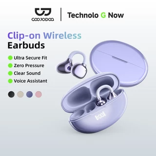 GOOJODOQ J235 หูฟังบลูทูธ หูฟัง Bluetooth 5.3 Ipx5 ไมโครโฟนในตัว หูฟังไร้สาย หูฟังclipon สมาร์ททัช