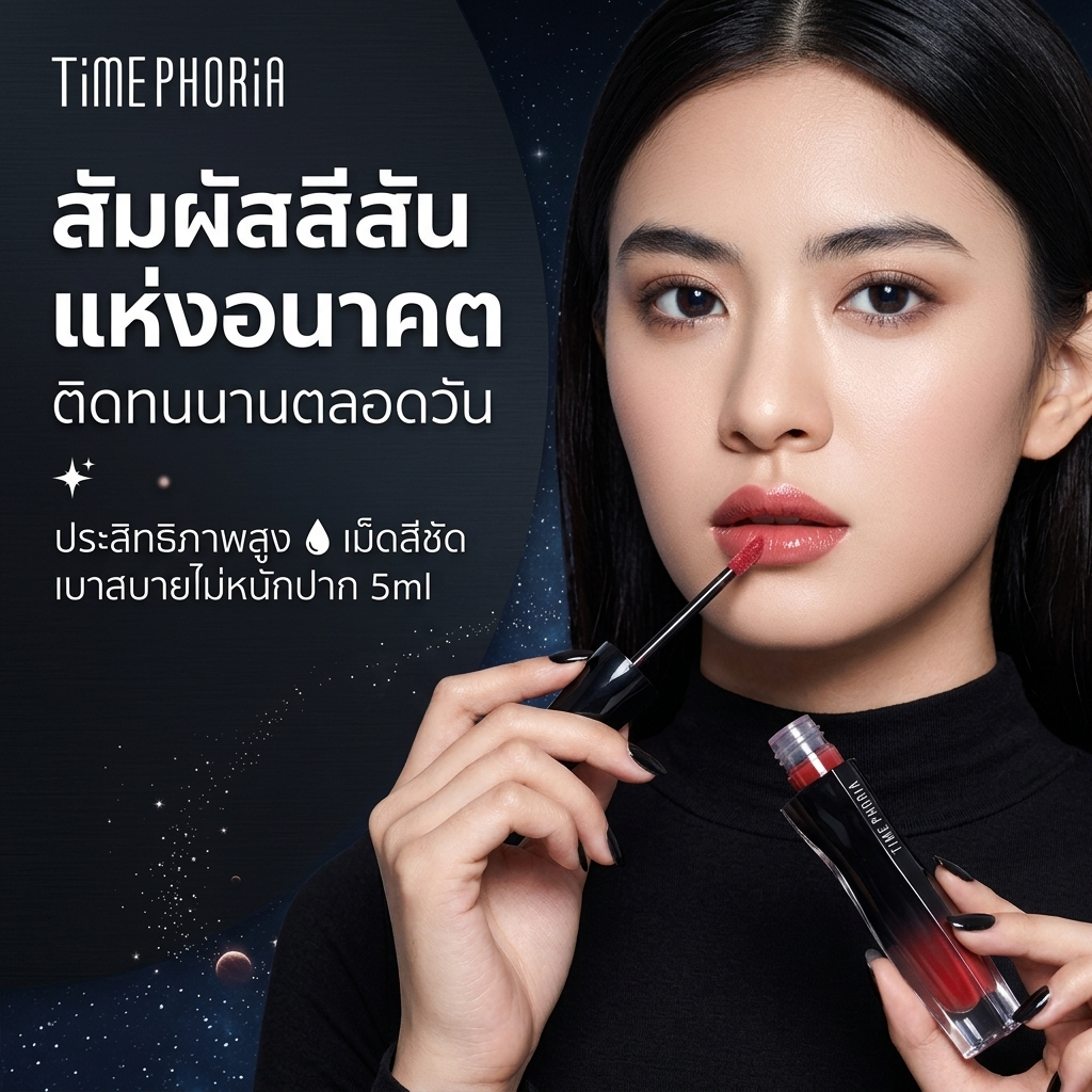 TIMEPHORIA Stellar Dust Lip Stain ติดทน 4เฉด