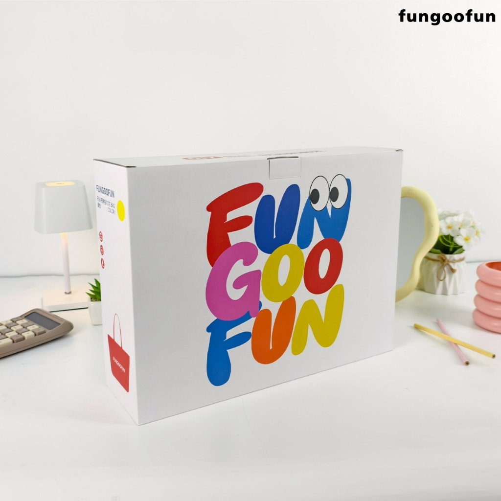 Fungoofun حقيبة توت قماش كبيرة F561 — صورة 6