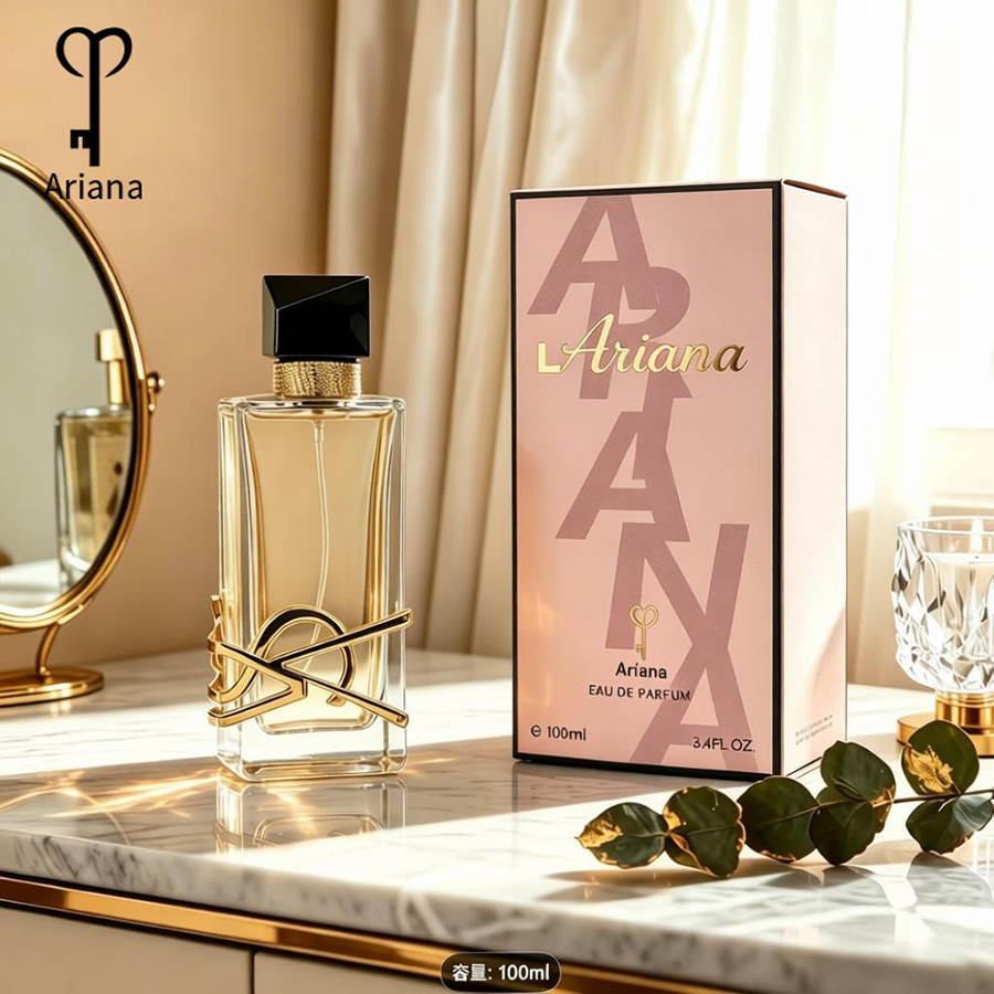 Ariana Women Eau de Parfum, Bright Top Notes of Lavender Mandarin Blackcurrant Petitgrain, Romantic Heart with Lavender