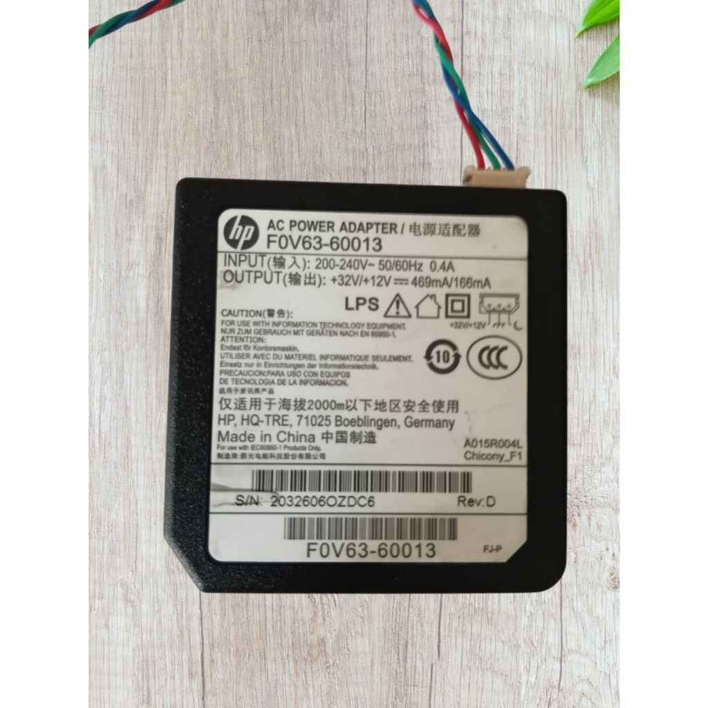 Power Supply Adaptor  HP Smart Tank 500 510 515 580  585  720  750  F0V63-60012