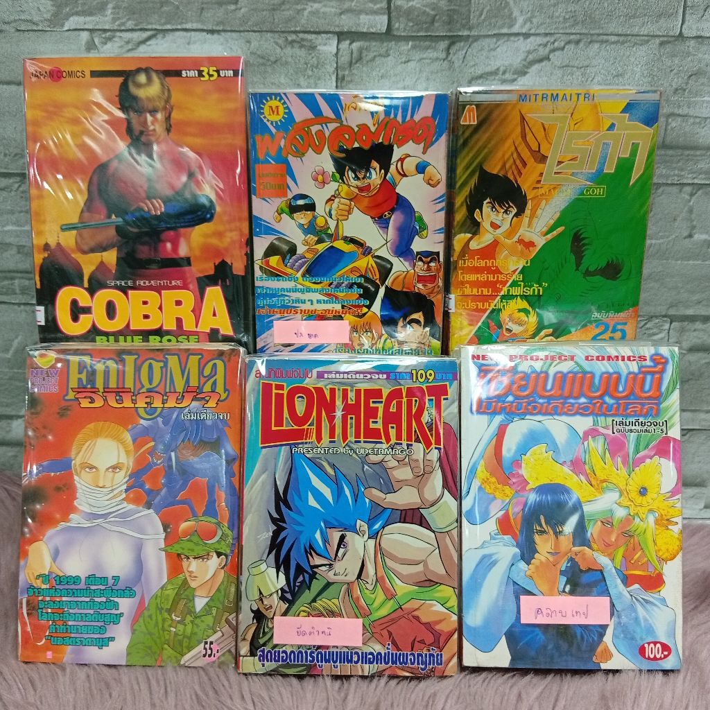 ✨หนังสือการ์ตูน✨ เจ้าหนูลมกรด AD7075 ไรก้า AD7076 LIONHEART AD7077 เซียนแบบนี้ AD7078  ENIGMA AD7079