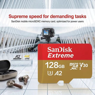 Sandisk MicroSD Extreme® A1 A2 U3 V30 มีให้เลือก 16GB 32GB 64GB 120GB 256GB 512GB 1TB by Synnex