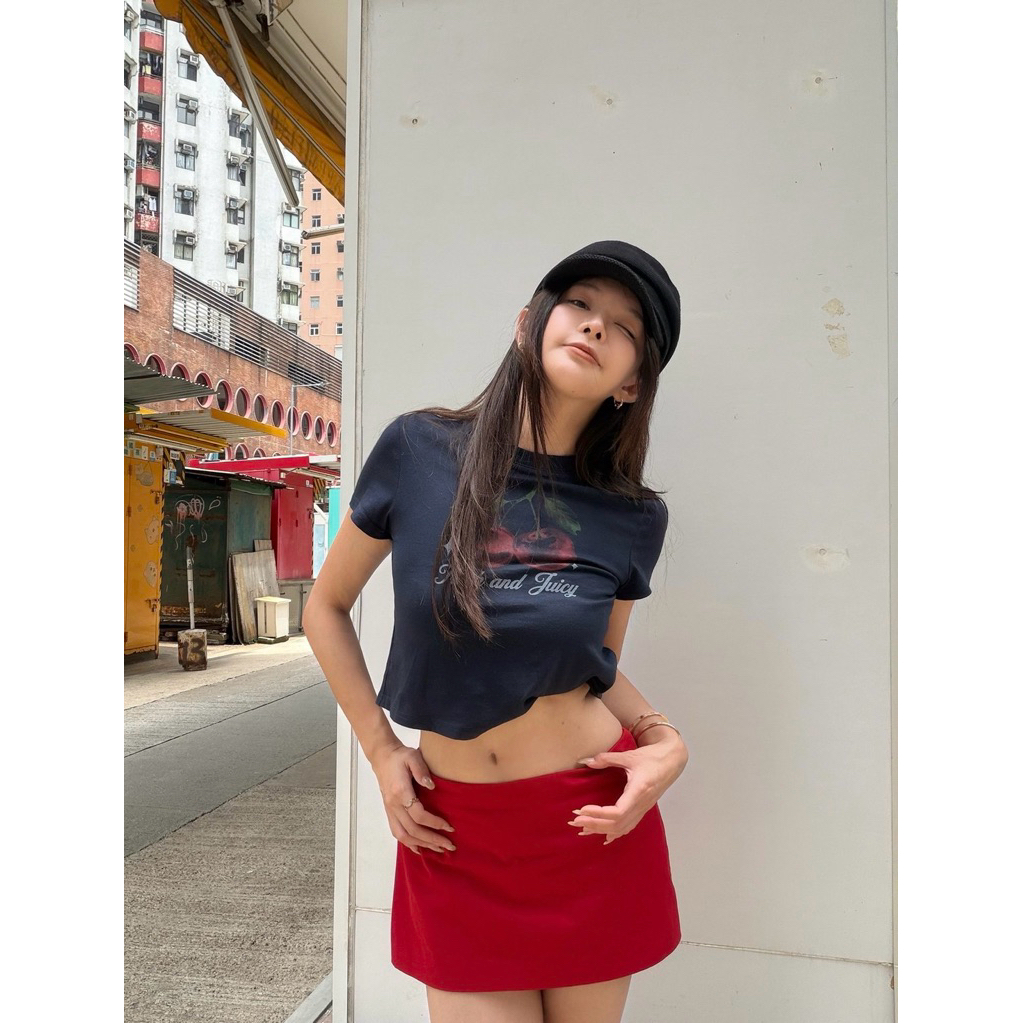 🍒 เสื้อBabyTeeลายCherry Graphic Teeผ้าคัตตอนTag:WG.WE🍒
