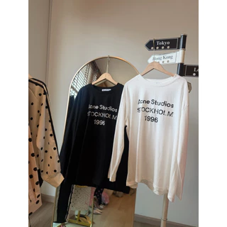 N14 แขนยาว 1996 เสื้อยืแขนยาววินเทจลายฟร้อนถลอกเซอร์ๆ