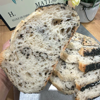 Sourdough ขนมปังซาวโดว์ ยีสต์ธรรมชาติ100% เปรี้ยวละมุน หลังอบ590g