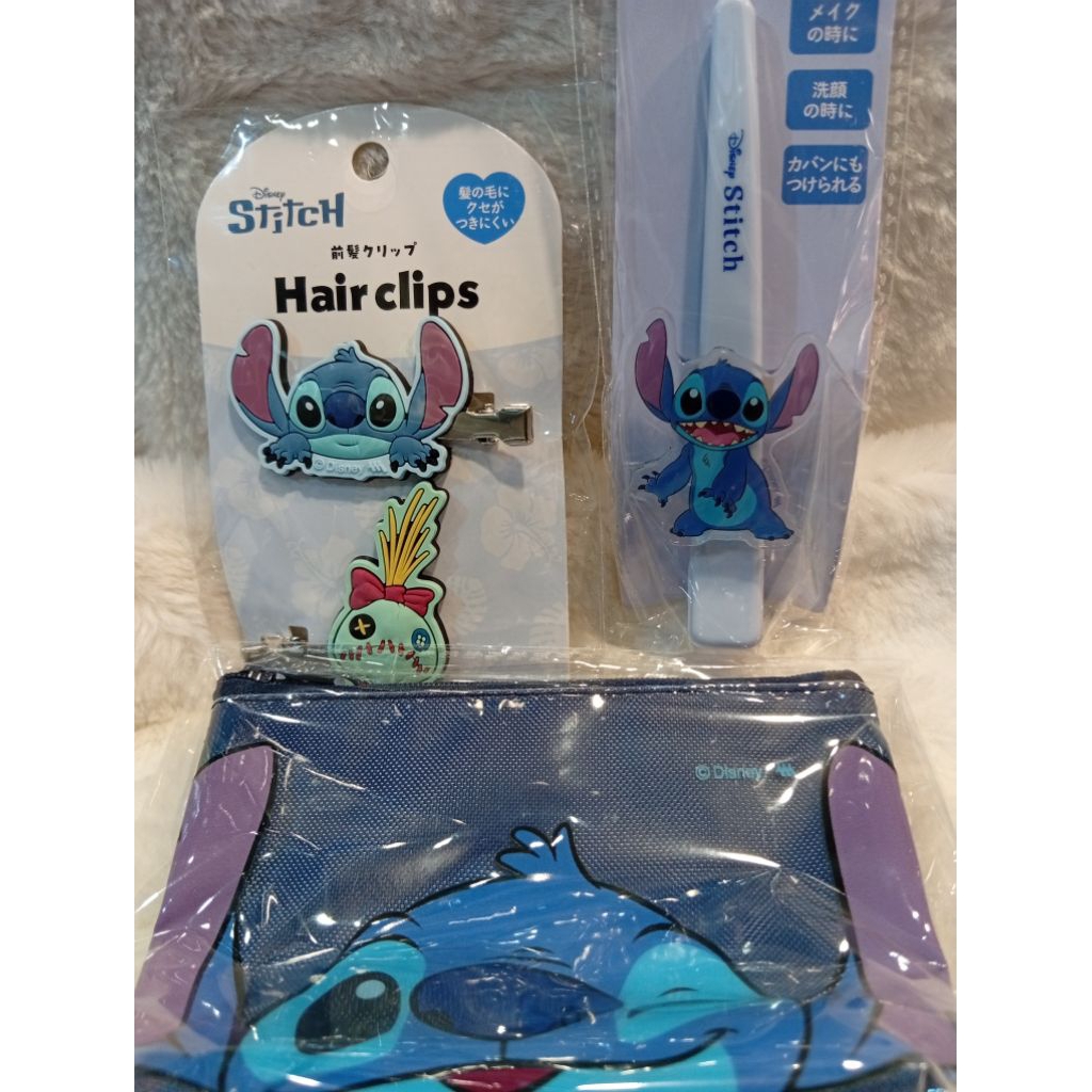 🇯🇵กิ๊บ  ที่หนีบ กระเป๋า ลายStitch 🌺 นำเข้าจากญี่ปุ่นแท้100%✅