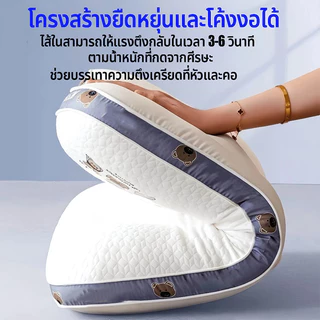 มอนเด็ก หนุนศีรษะได้พอดี ช่วยให้นอนหลับลึก ผ้าฝ้ายถัก 30x50 ซม. ระบายอากาศเย็นสบาย หมอนนุ่มสำหรับเด็กและผู้ใหญ่