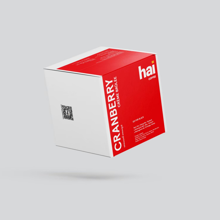 Hai coffee capsule (Cranberry creme brulee) x10 capsules