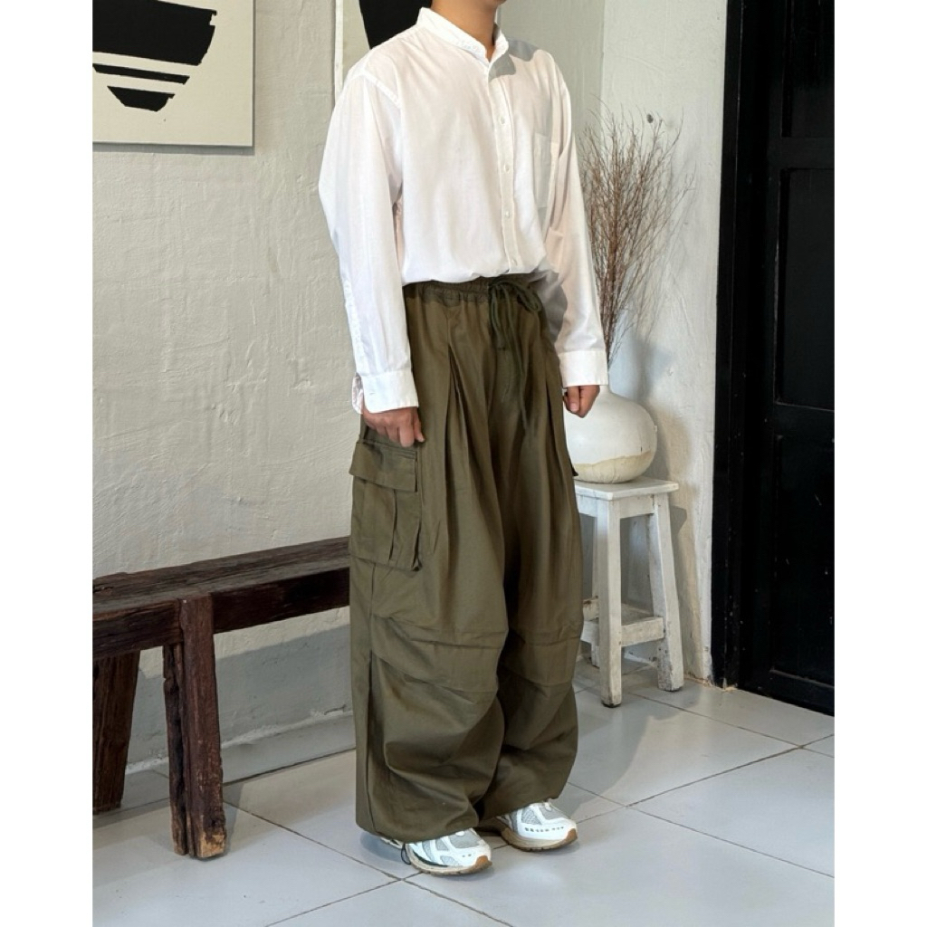 กางเกงทรงบอลลูน jain cargo pants___