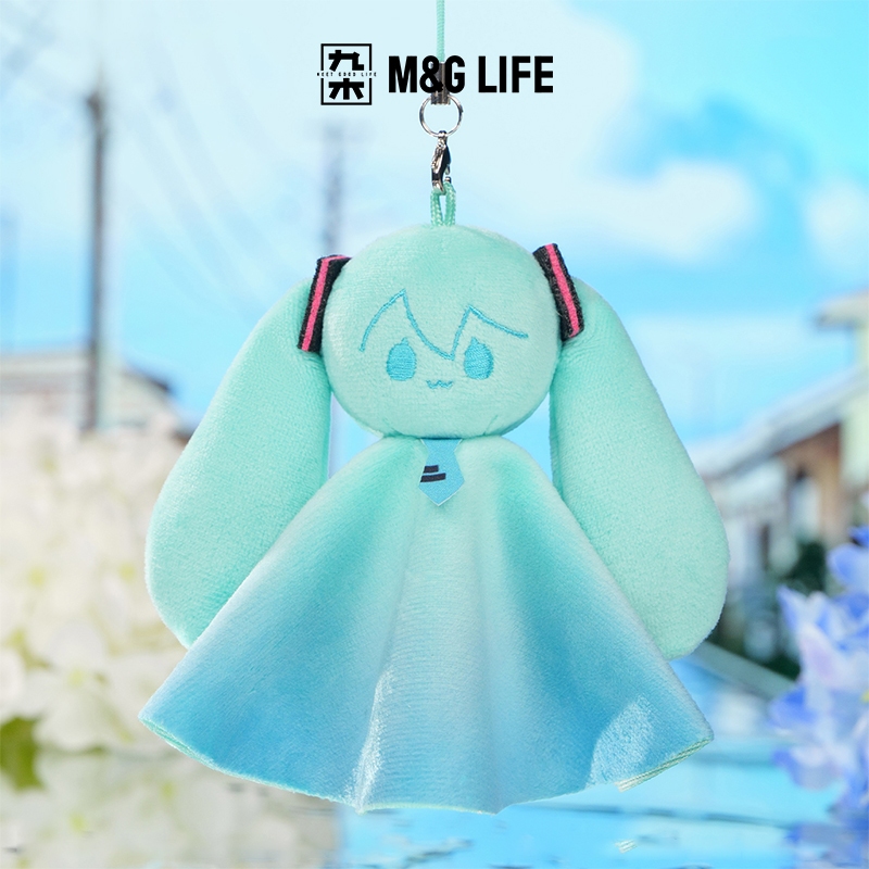 M&G LIFE x BiliBili Hatsune Miku First Love Rain Sound Series Sunshine Doll Decorative Pendant Doll