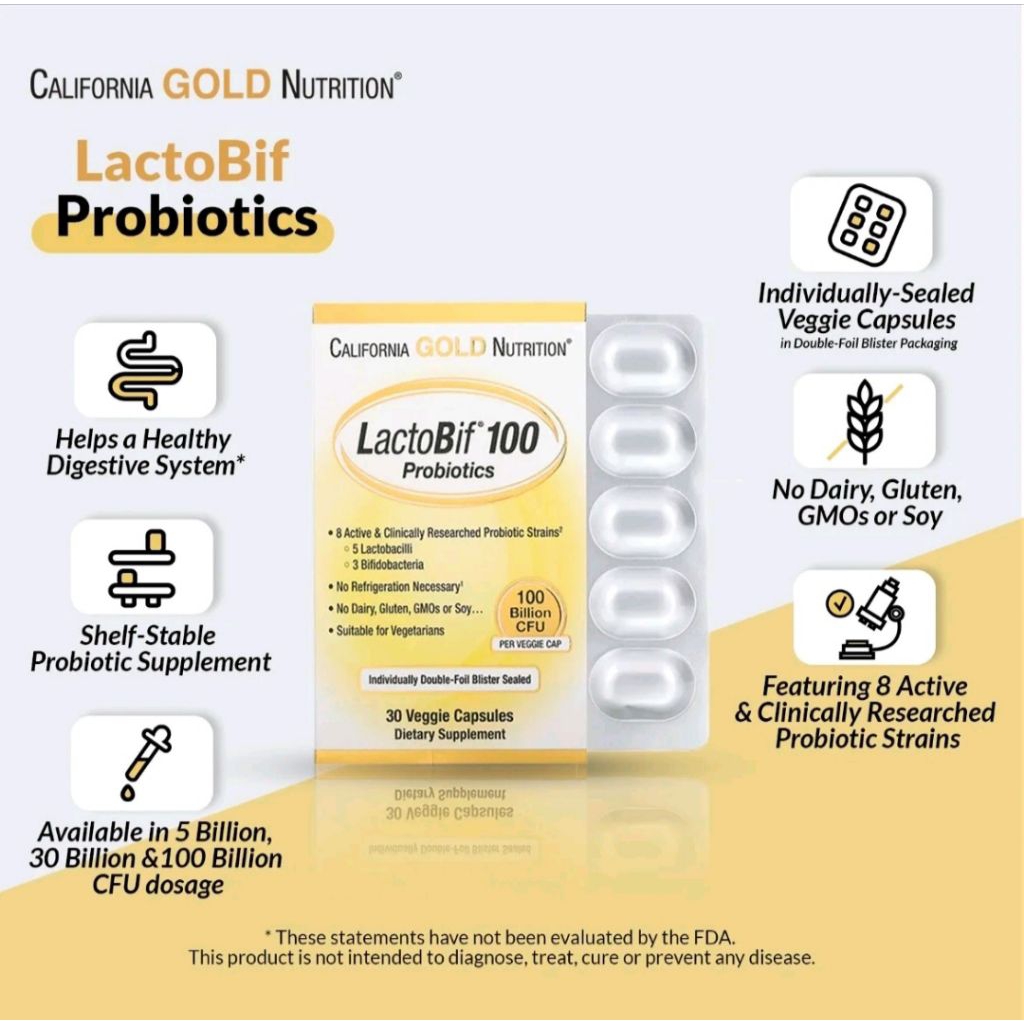 LactoBif Probiotics California Gold โพรไบโอติกปรับลำไส้ รูปที่ 7