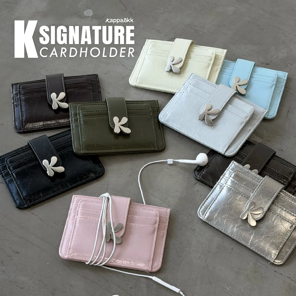 KAPPABKK "K" Signature Cardholder กระเป๋าใส่บัตร โลโก้ตัว K ดีไซน์เก๋แต่มีสไตล์