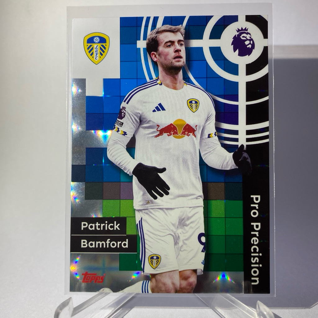 การ์ดนักฟุตบอล สำหรับสะสม PATRICK BAMFORD, LEEDS UNITED, Pro Precision, TOPPS 2025