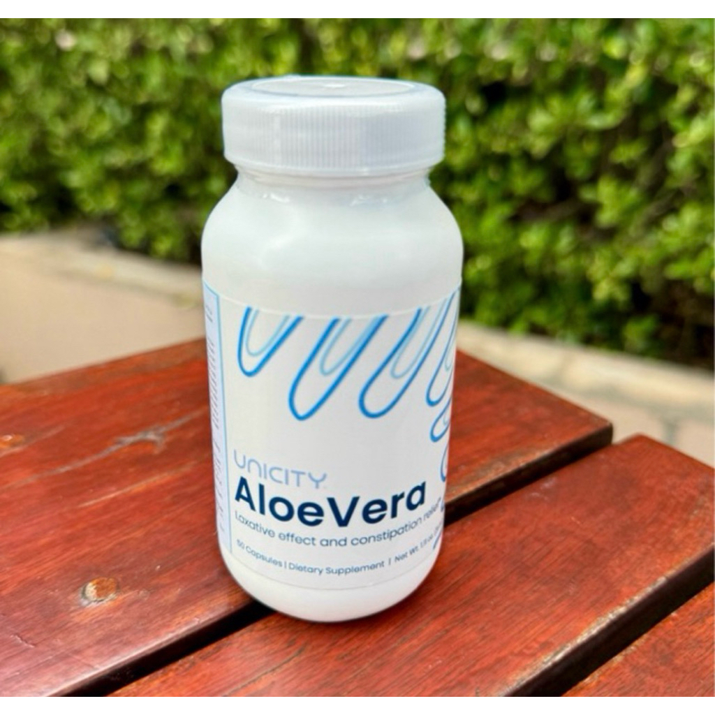 Aloe Vera ว่านหางจระเข้ ช่วยระบบการย่อยอาหาร ล้างลำไส้ 1กระปุก 50แคปซูล (สินค้านำเข้า)