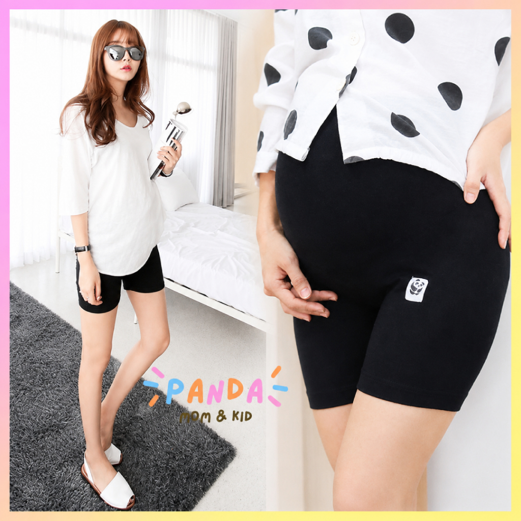 PANDA กางกางคนท้อง ผ้านิ่มยืด มีสายปรับกระดุม เลกกิ้งคนท้อง
