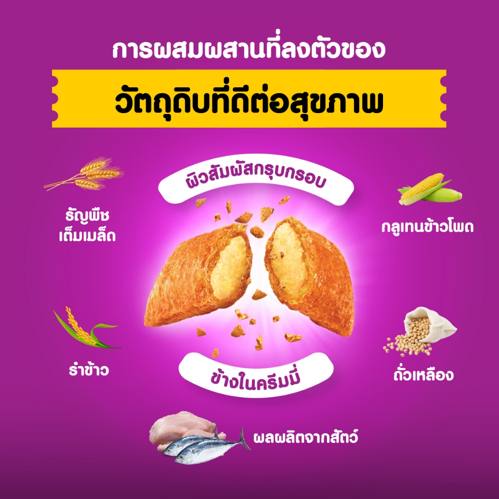 WHISKAS วิสกัส อาหารแมวเม็ด สำหรับ แมวโต ขนาด 1.2 กก. รูปที่ 4