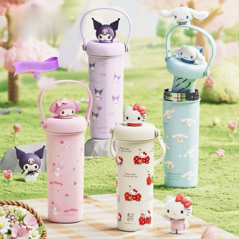 แก้วน้ำลายการ์ตูนเก็บความเย็น ขนาด700ml สแตนเลส316