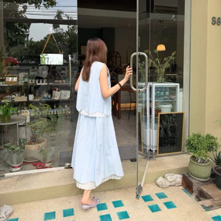 tshop ชุดเซต Kinako (เสื้อ+กระโปรง)