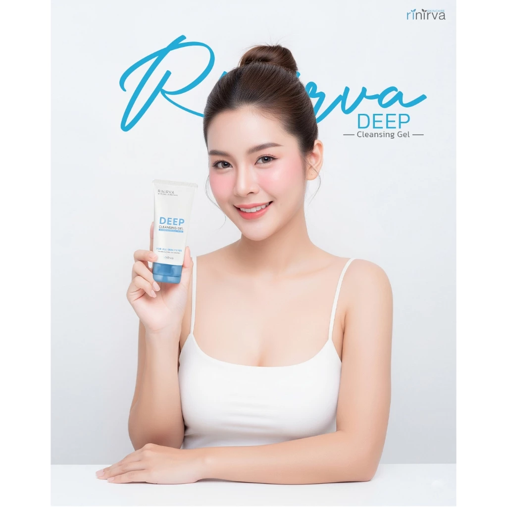 [FREE PAYDAY 07.2026] RINIRVA HYPOALLERGENIC DEEP CLEANSING GEL เจลล้างหน้าริเนอร์ว่าสูตรอ่อนโยน