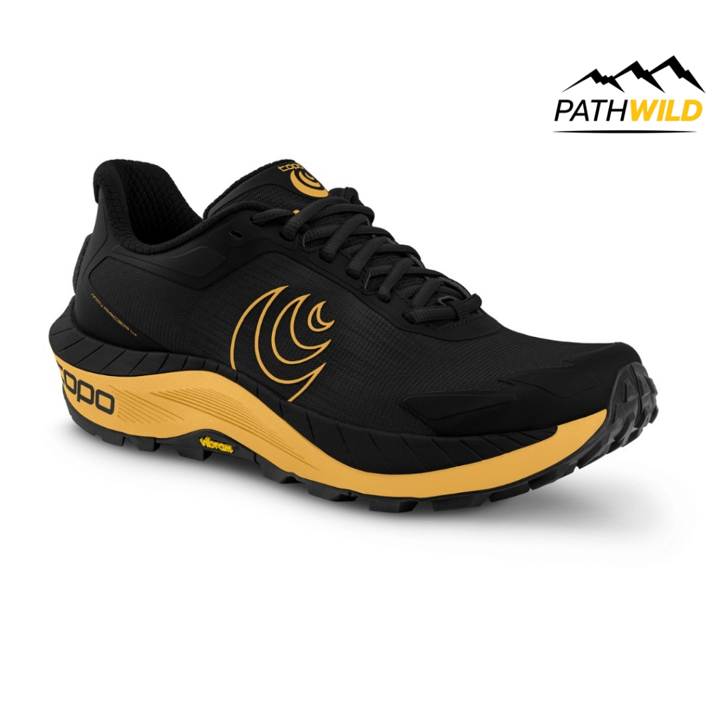 TOPO TRAIL-MTN RACER 4 รองเท้าสำหรับวิ่งเทรลสำหรับผู้ชาย ปกป้องฝ่าเท้า ลดแรงกระแทก กระชับเท้า พื้นเกาะทุกพื้นผิวไม่ลื่น