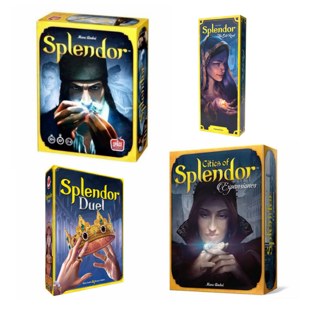 Splendor Board game เหรียญพลาสติก คู่มือไทย (ภาษาอังกฤษ) - บอร์ดเกม เกมค้าเพชร