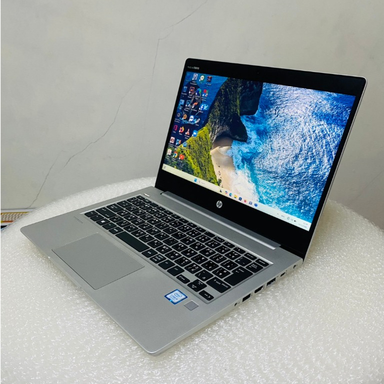 โน๊ตบุ๊คมือสอง HP Probook 430/G6 Core i5gen8(RAM:8gb/SSD:256gb)จอ13.3" มีไวฟายในตัว มีกล้องหน้า