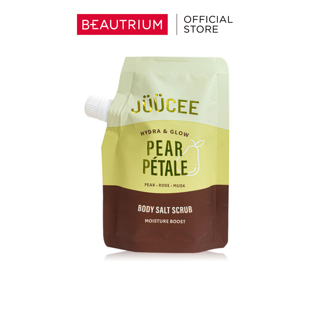 JUUCEE Pear Petale Body Salt Scrub สครับผิวกาย 250g