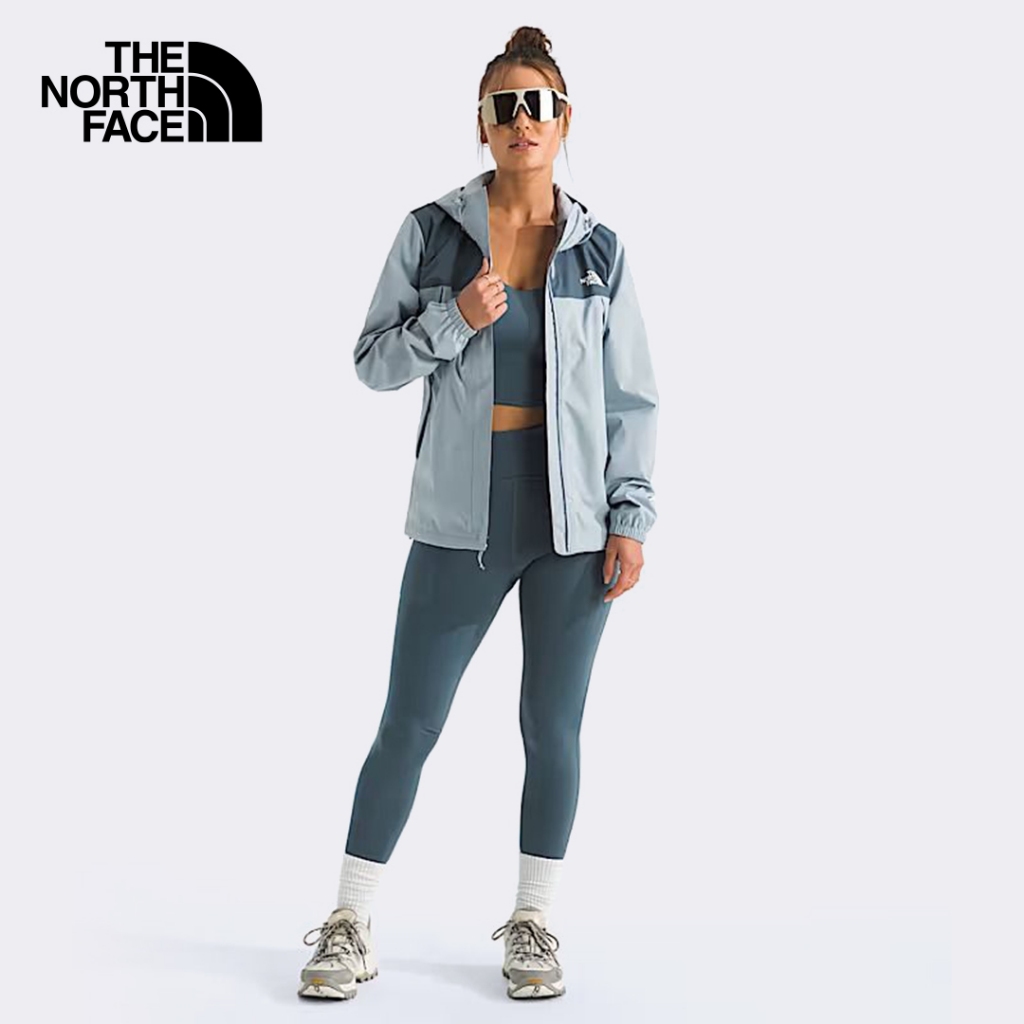 THE NORTH FACE WOMEN ANTORA RAIN JACKET(ขนาดสินค้าไซส์ASIA/AP) - FROST GREY/GRANITE GREY แจ็กเก็ตกันฝน ผู้หญิง — صورة 5