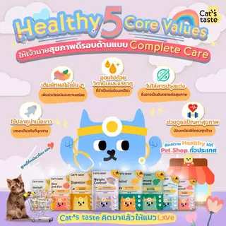 [12 ซอง] Cat’s taste Healthy อาหารเปียกแมว เกรดญี่ปุ่น ไม่เติมเกลือ ขนาด 70 g.