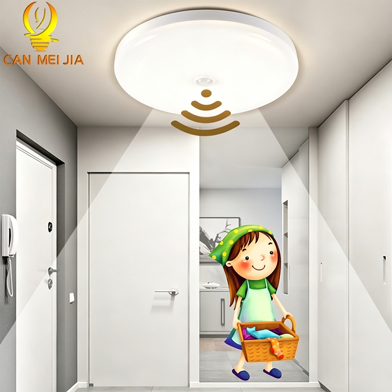 ไฟเซนเซอร์ 30W 40W ไฟอัจฉริยะ LED เพดานสวิตช์อัตโนมัติ Motion Sensor ไฟกลางคืนไฟเซนเซอร์ หลอดไฟภายนอก