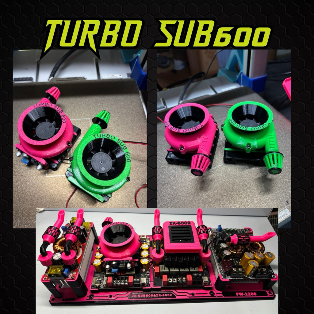 พัดลม แอมป์ sub600 Turbo เท่ๆ