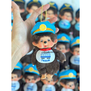 ((พร้อมส่งในไทย))🚀กทม.มีส่งทันที✈️🚃พวงกุญแจ Monchhichi Gotochi ลายออนเซ็น สนามบิน นายสถานีรถไฟ ของแท้จากญี่ปุ่น