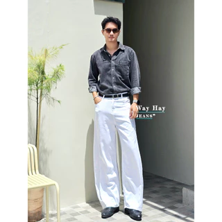 Muddy Barrel Jeans กางเกงยีนส์ทรงบาร์เรล ใส่สบาย ผ้าไม่บาดผิว แนะนำให้เทียบไซส์ตามตาราง