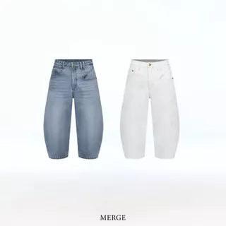 Merge Official - Barrel Denim Jorts (พร้อมส่ง)