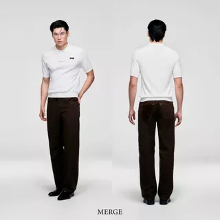 Merge Official - Slim Mid Waist Jeans 03 (พร้อมส่ง)