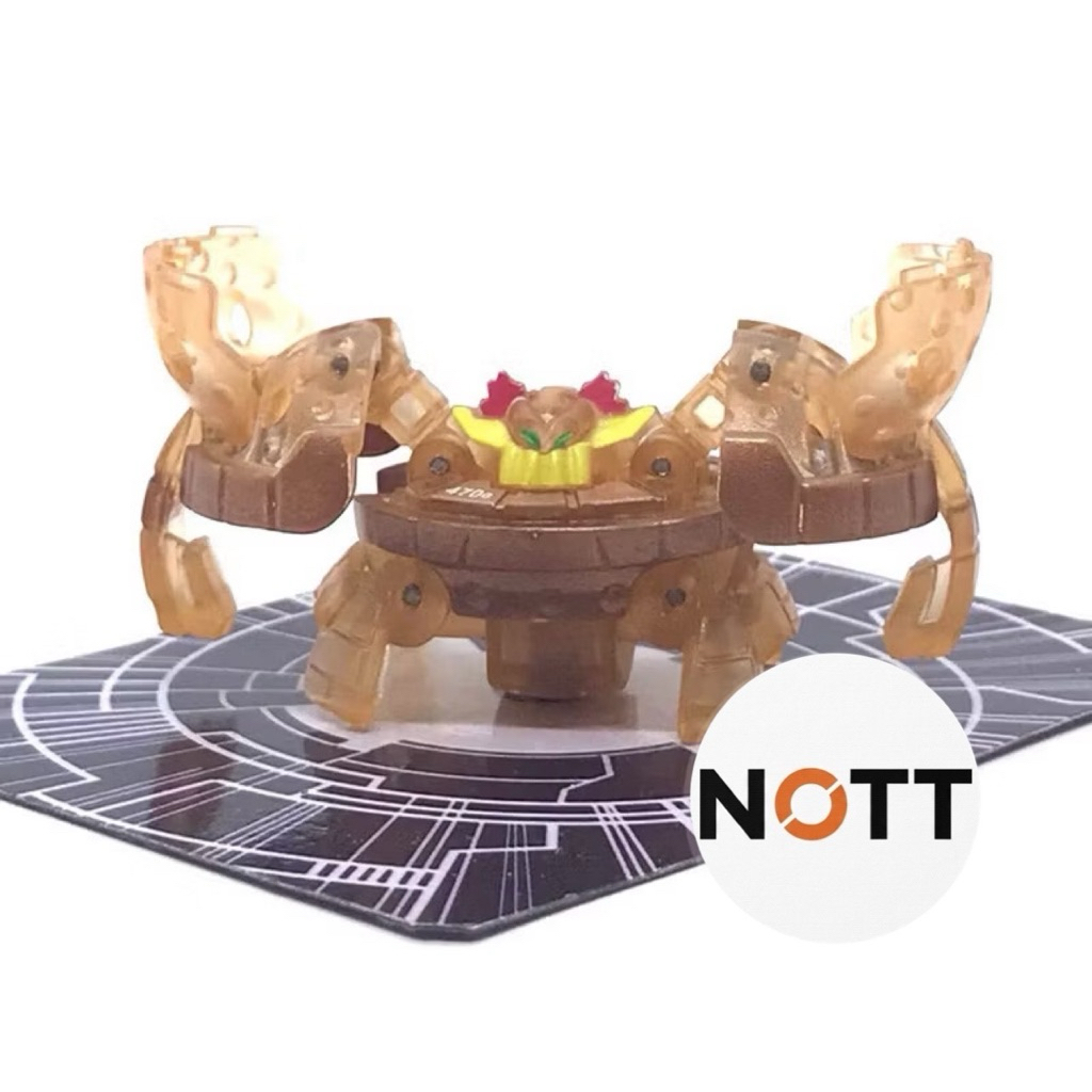 Bakugan Battle Brawlers Translucent Tan Subterra Thunder Wilda บาคุกันวิลด้าน้ำตาลใส