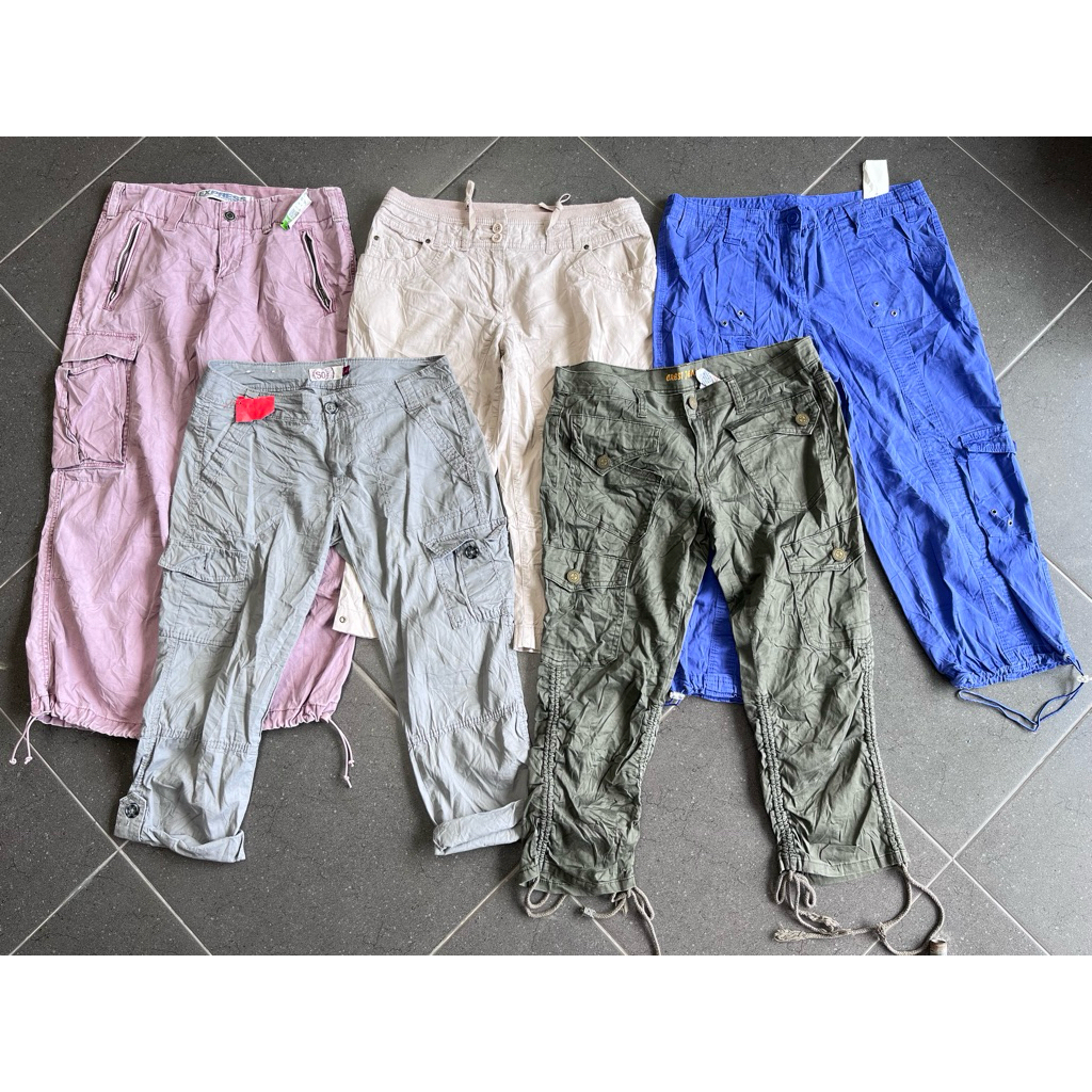 กางเกง cargo capri 3ส่วน 4ส่วน 5ส่วน ลงใหม่ 30/8/69