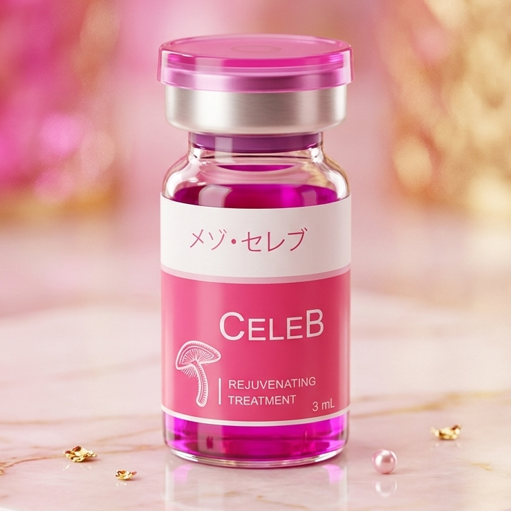 (ราคาต่อ 1 ขวด) Mezo Celeb เซเลป เห็ด อย.ไทย (ขวด 3ml) บำรุงผิวหน้า