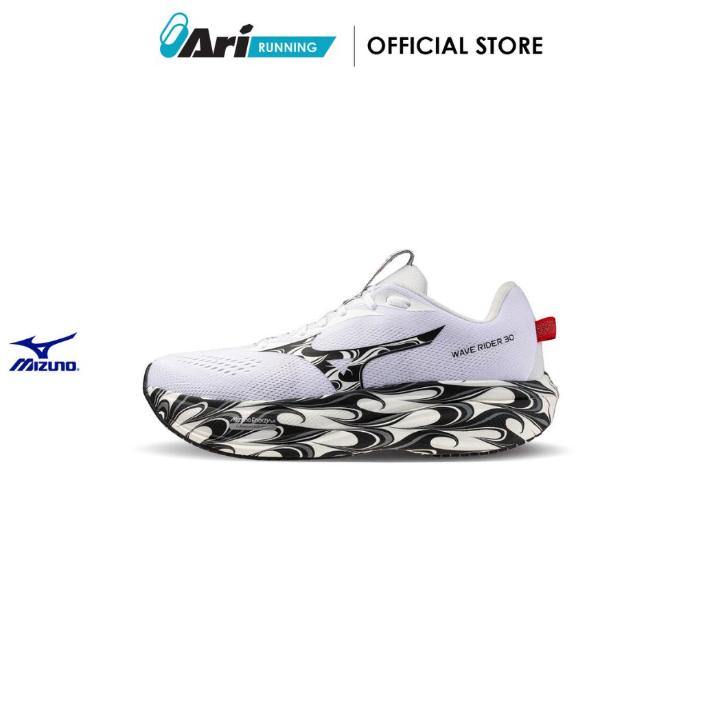 MIZUNO WAVE RIDER 30 DISCLOSURE - WHITE (J1GU262381)  รองเท้าวิ่ง มิซูโน WAVE RIDER 30